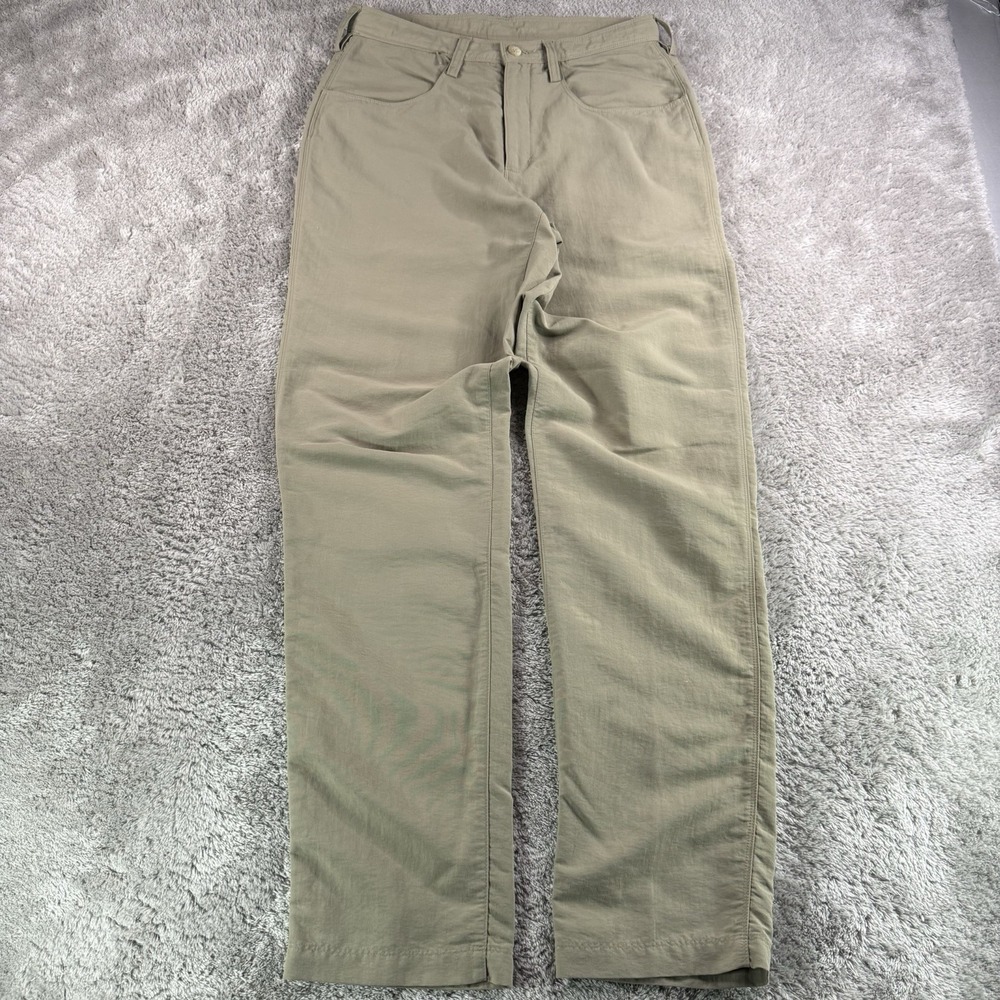 The North Face Vintage Womens 6 Nylon Hiking Pants Khaki Outdoor Trail 00s